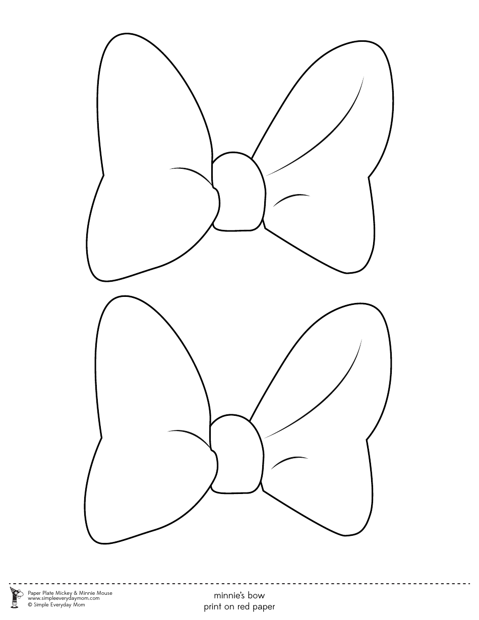 Paper Plate Mickey  Minnie Mouse Templates, Page 3