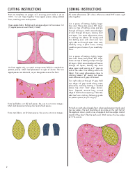 Apple Pillow Sewing Template, Page 2