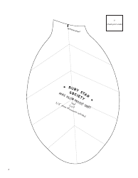 Apple Pillow Sewing Template, Page 4