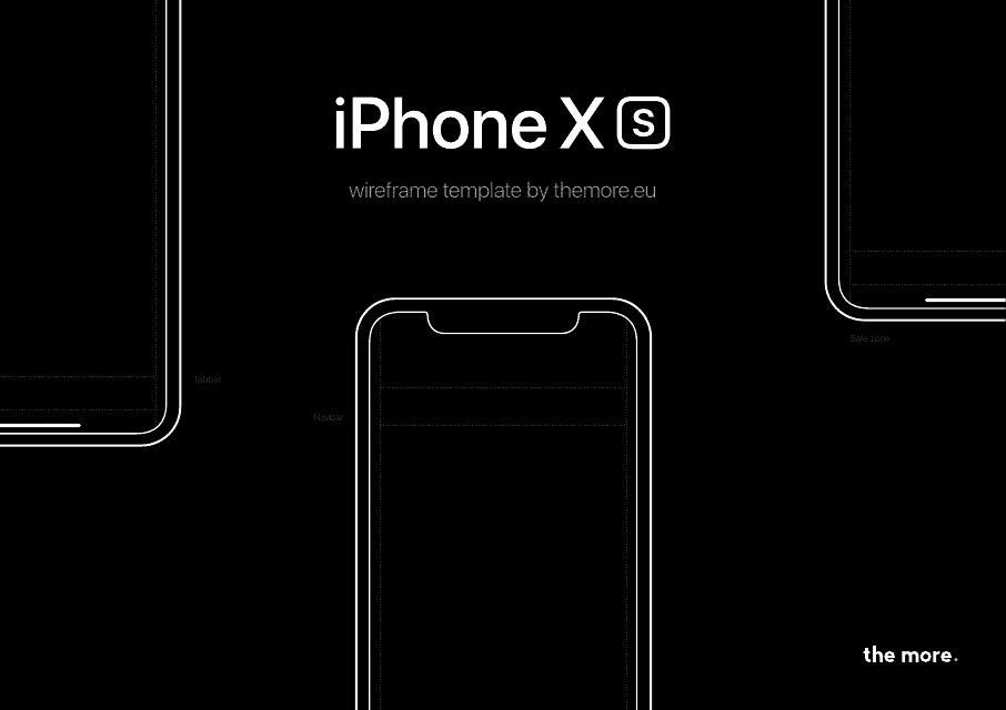 Iphone Xs Wireframe Template Download Pdf