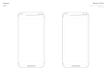 Iphone 12 Pro Wireframe Templates, Page 2