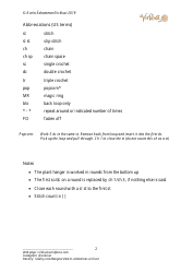 Poppy Plant Hanger Crochet Pattern, Page 2