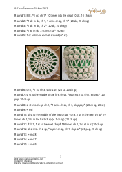 Poppy Plant Hanger Crochet Pattern, Page 3