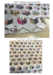 Liberty Tumblers Quilt Pattern Templates, Page 11