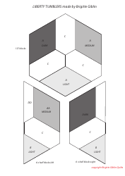 Liberty Tumblers Quilt Pattern Templates, Page 4