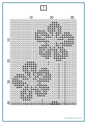 Flowers Bookmark Cross-stitch Pattern, Page 2