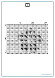 Flowers Bookmark Cross-stitch Pattern, Page 4
