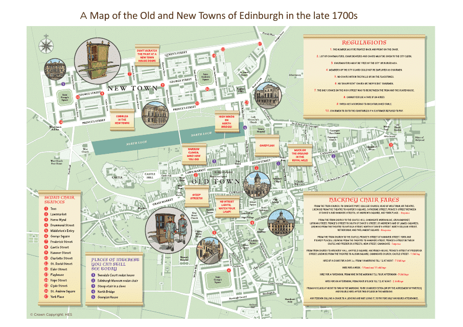 Edinburgh Sedan Chair Template