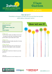 Document preview: Sunflower Templates - Daltons