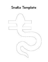 Silly Snake Finger Puppet Template, Page 2