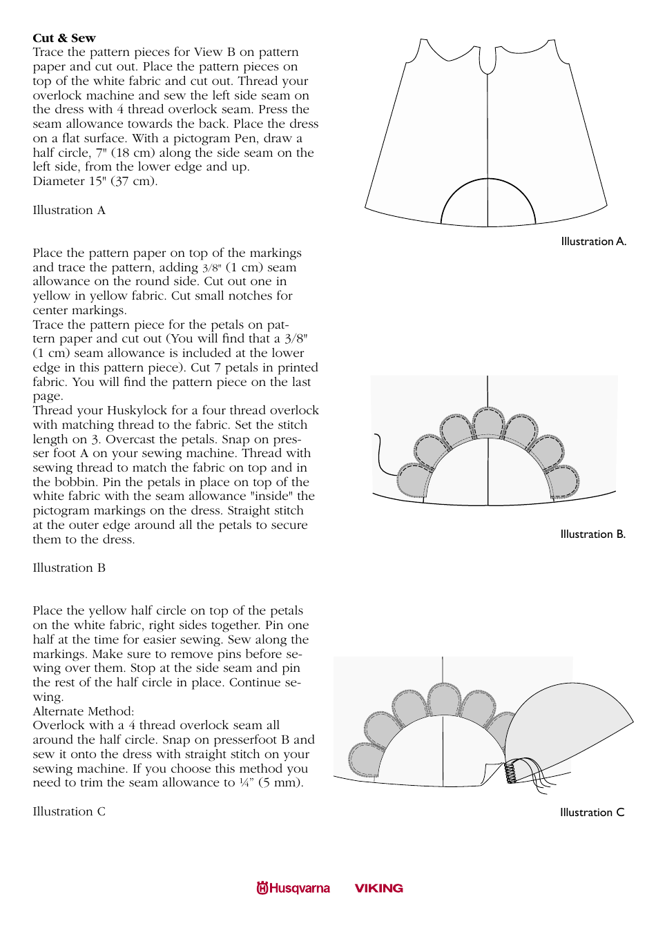 Huskylock Dress Sewing Pattern, Page 2