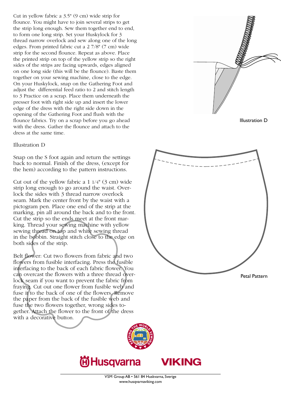 Huskylock Dress Sewing Pattern, Page 3