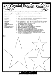 Document preview: Crystal Stencil Star Templates