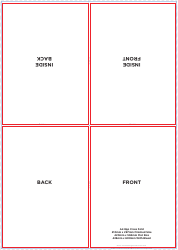 A4 8pp Cross Fold Template