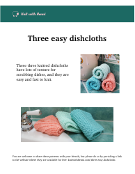Document preview: Easy Dishcloth Knitting Patterns