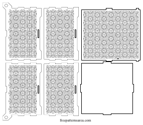 Document preview: Flower Ornament Pattern Templates