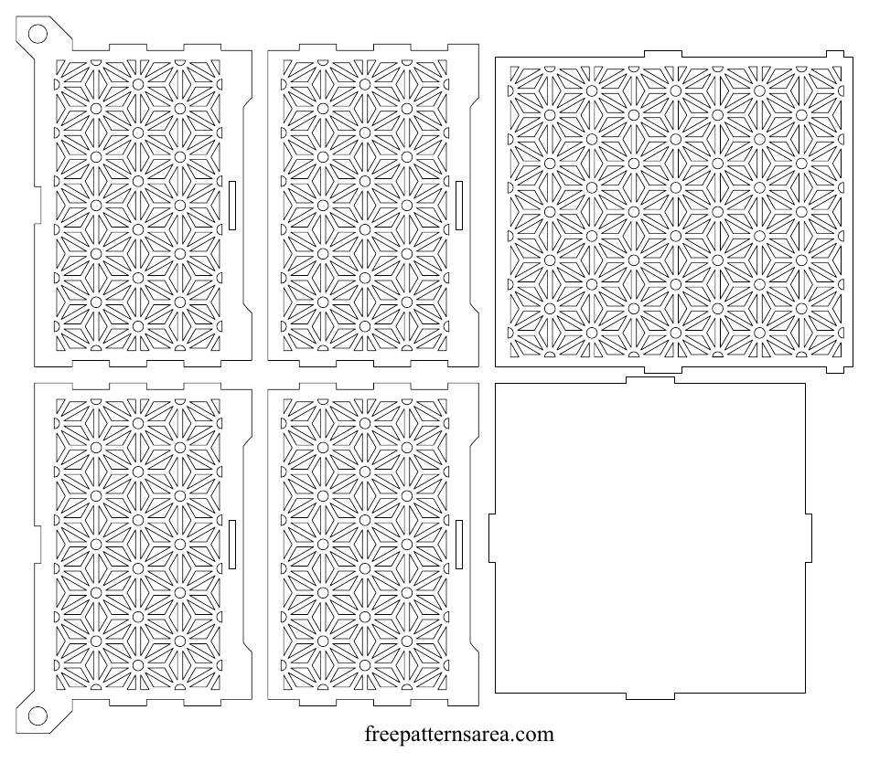 Flower Ornament Pattern Templates, Page 1