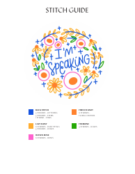I&#039;m Speaking Embroidery Pattern Template, Page 3