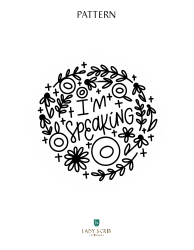 I&#039;m Speaking Embroidery Pattern Template, Page 4