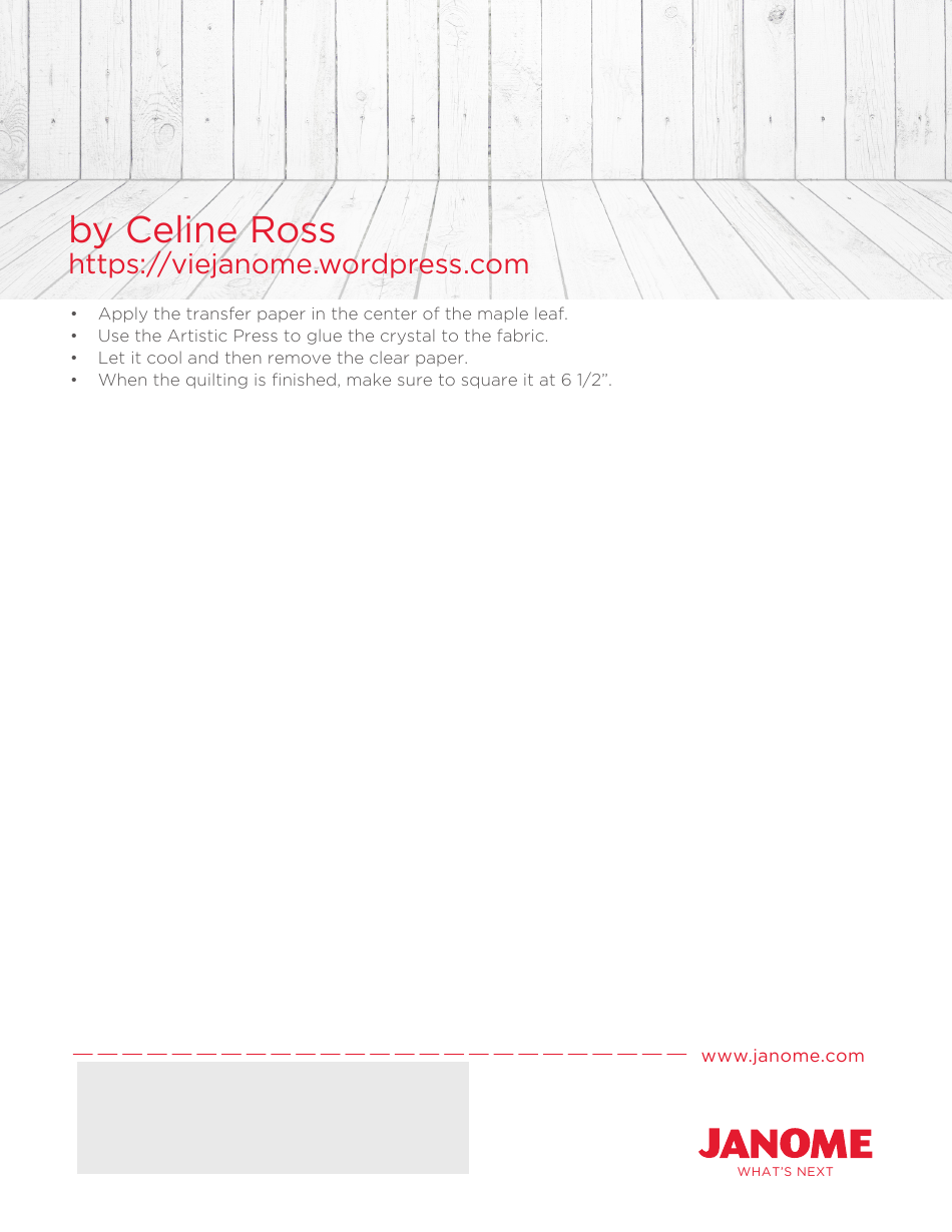 Canada Block Embroidery Pattern Templates, Page 11