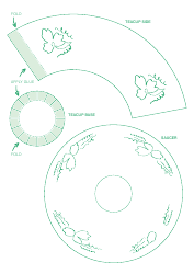 Paper Teacup and Saucer Templates, Page 3