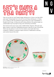 Document preview: Paper Teacup and Saucer Templates