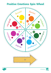 Document preview: Positive Emotions Spin Wheel Template