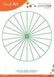 Document preview: Spin the Wheel Template