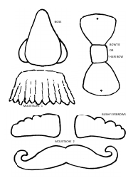 Personalized Disguise Kit Template, Page 2