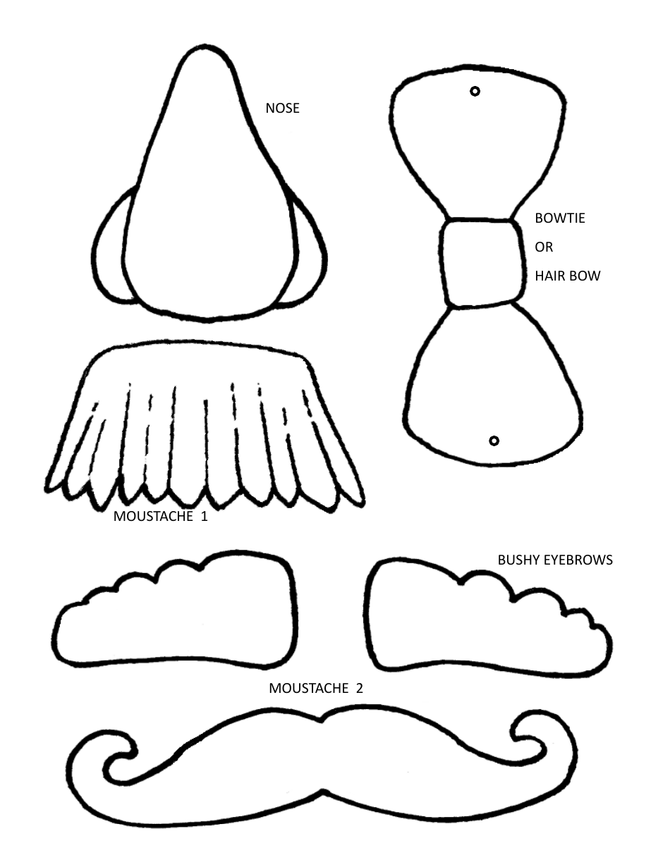Personalized Disguise Kit Template, Page 2