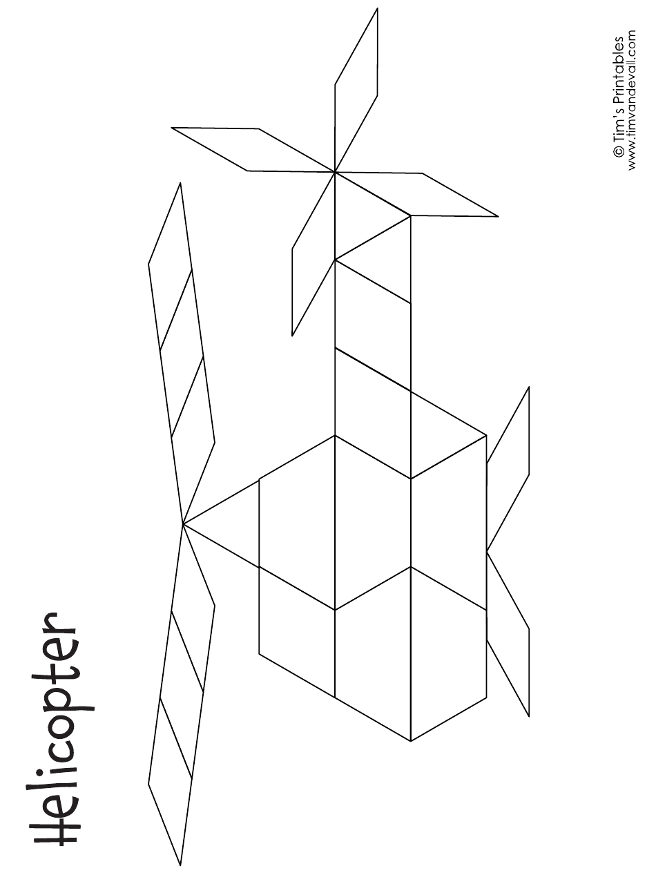 Pattern Block Templates, Page 14