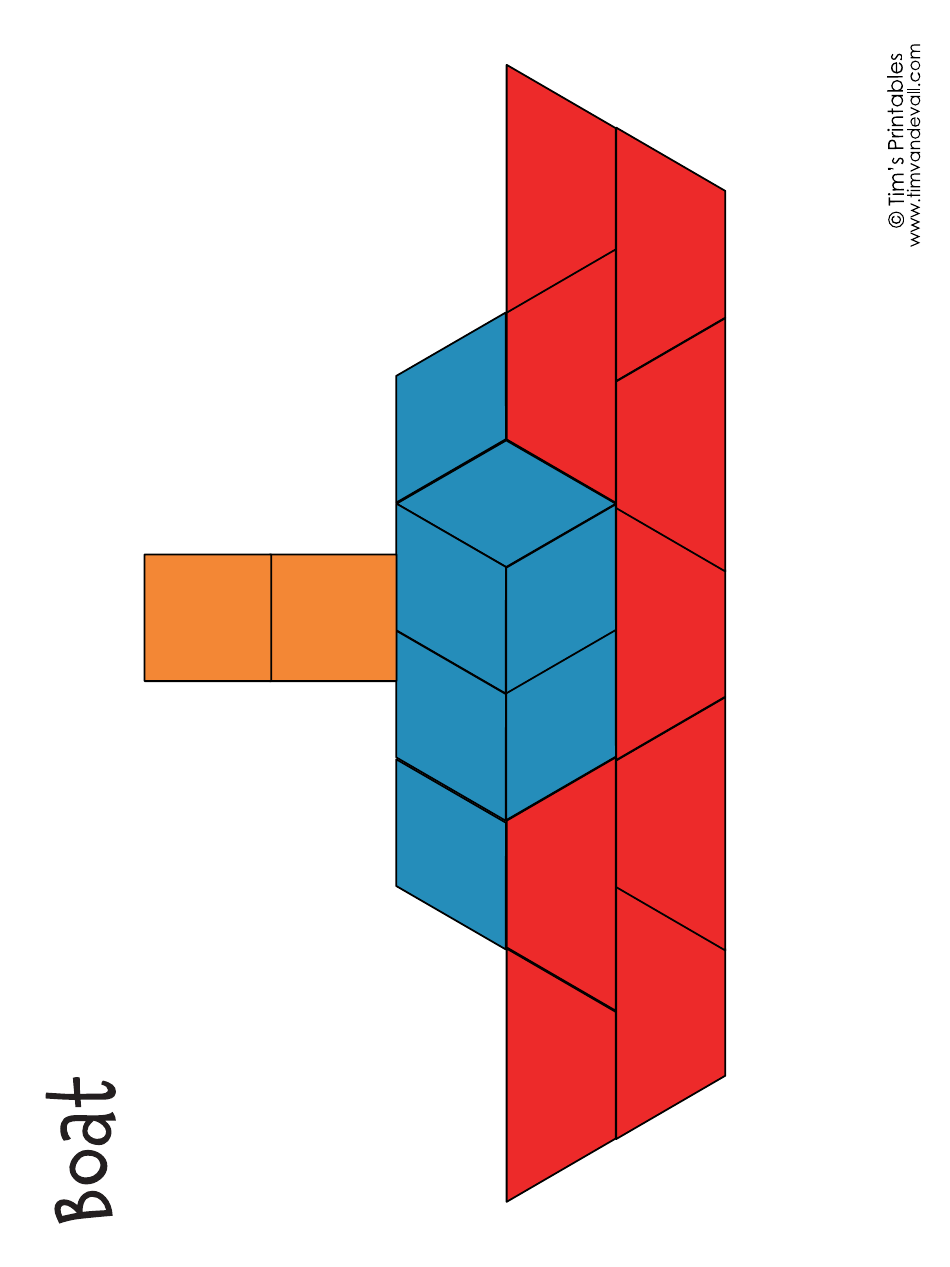 Pattern Block Templates, Page 3