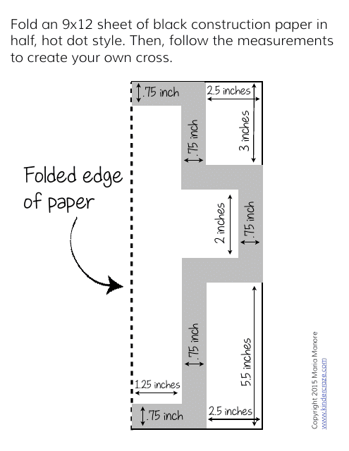 Cross Template - Maria Manore