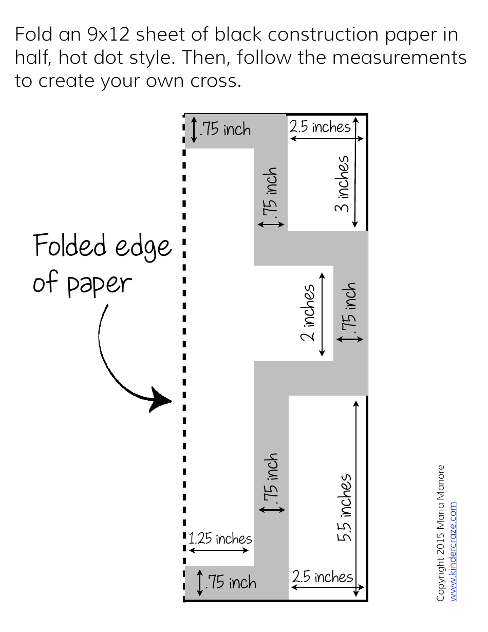 Cross Template for Maria Manore