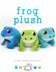 Document preview: Frog Plush Sewing Template - Choly Knight