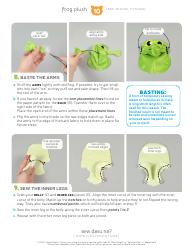 Frog Plush Sewing Template - Choly Knight, Page 10