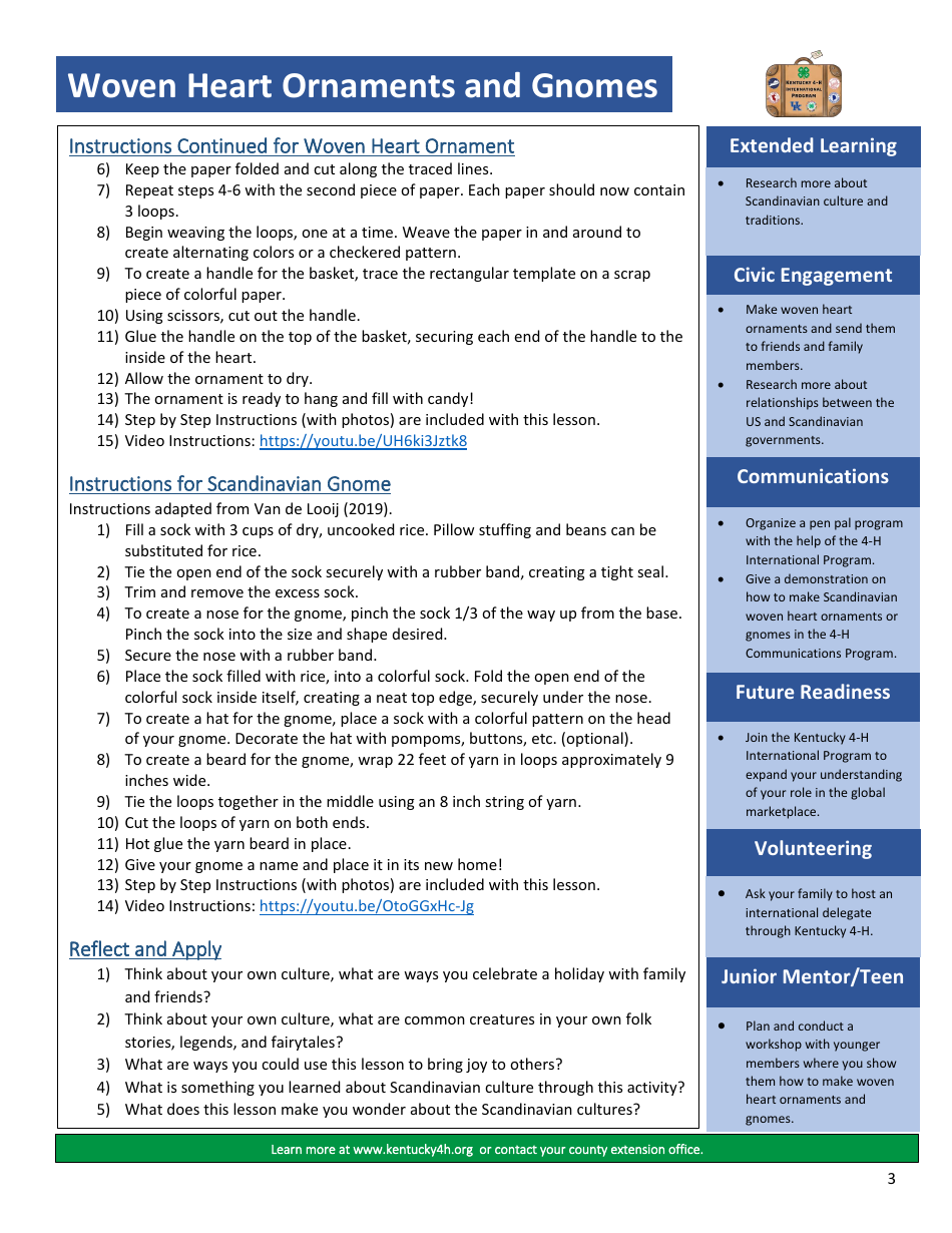 Scandinavian Woven Heart Ornament Templates, Page 3
