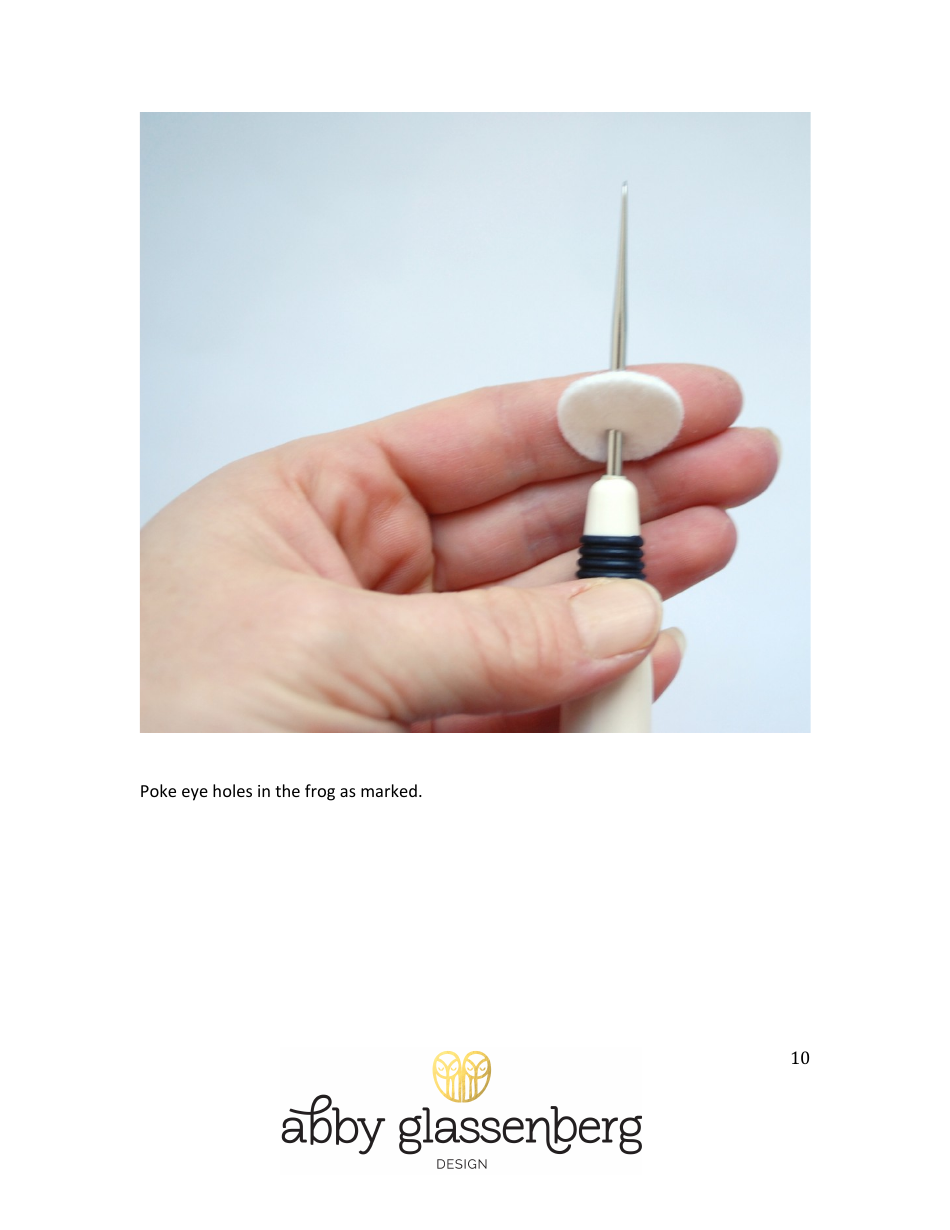 Plush Frog Pattern Templates - Abby Glassenberg, Page 10