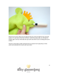 Plush Frog Pattern Templates - Abby Glassenberg, Page 11
