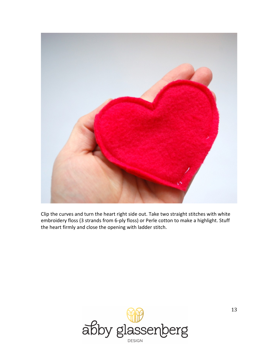 Plush Frog Pattern Templates - Abby Glassenberg, Page 13