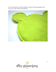 Plush Frog Pattern Templates - Abby Glassenberg, Page 6