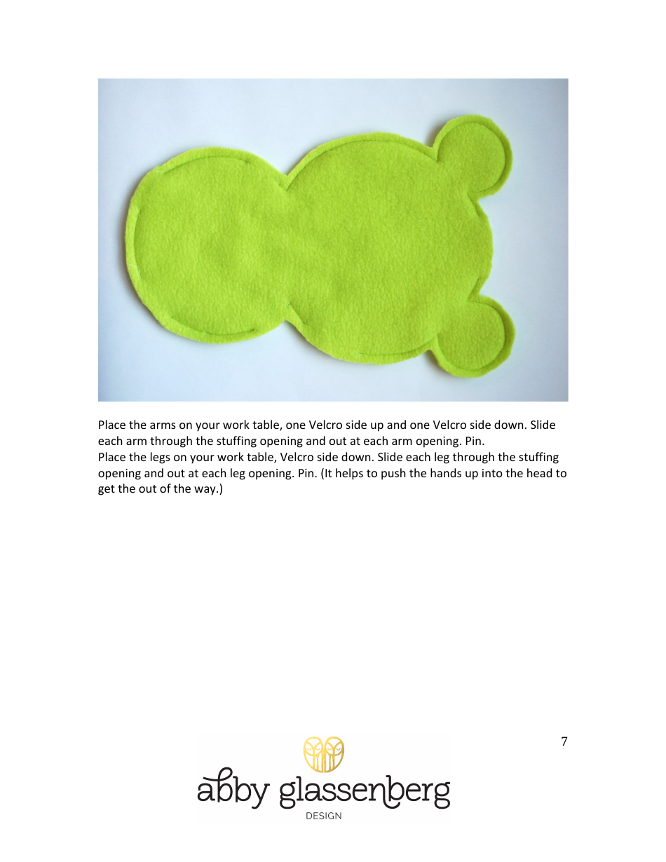 Plush Frog Pattern Templates - Abby Glassenberg, Page 7