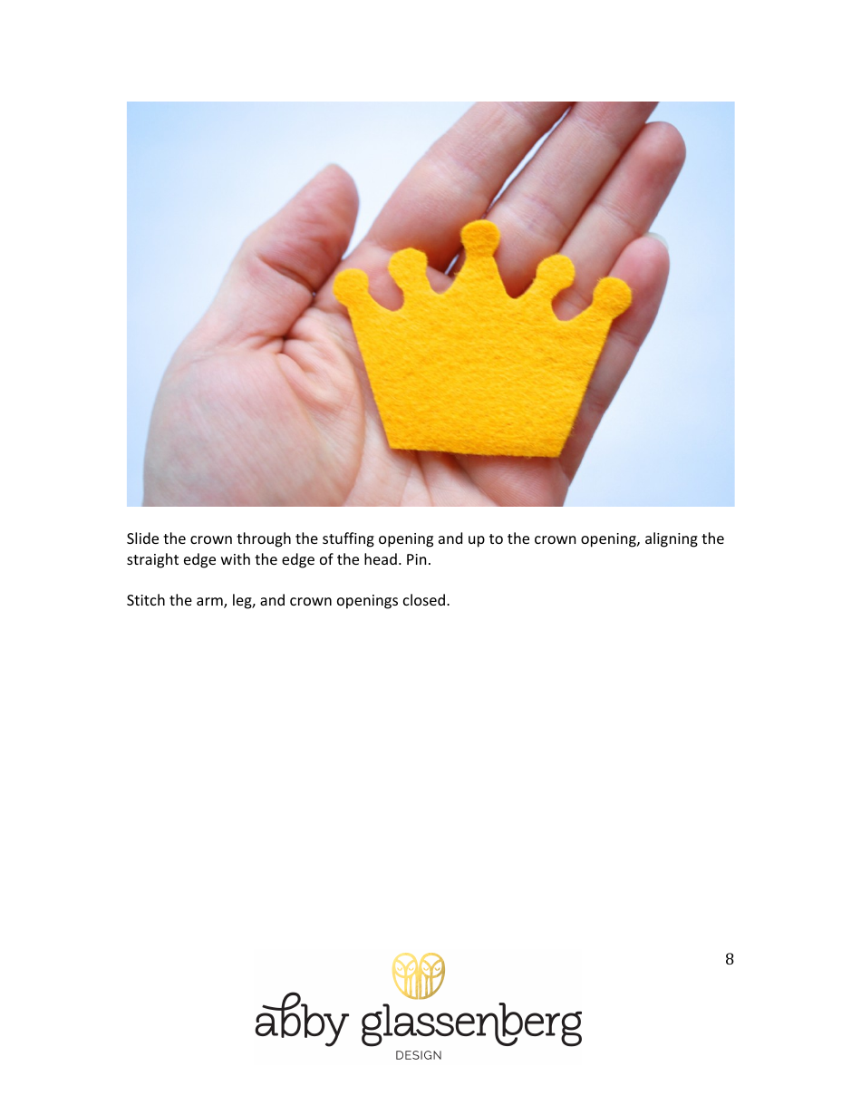 Plush Frog Pattern Templates - Abby Glassenberg, Page 8