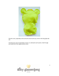 Plush Frog Pattern Templates - Abby Glassenberg, Page 9