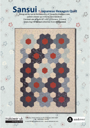 Document preview: Japanese Hexagon Quilt Pattern Template
