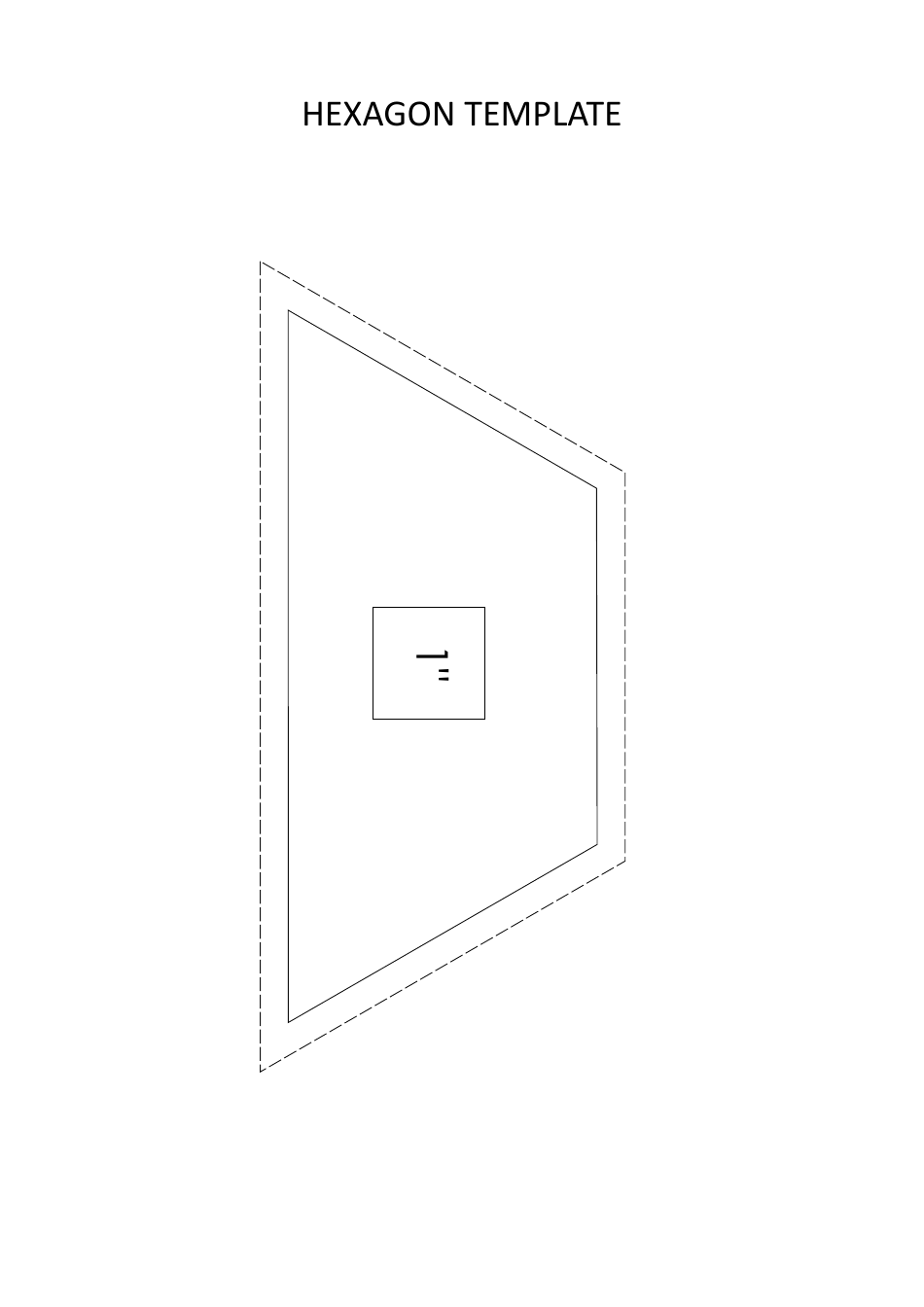 Japanese Hexagon Quilt Pattern Template Download Printable PDF