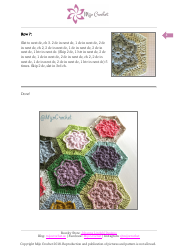 Windflower Hexagon Crochet Pattern - Mijo Crochet, Page 4