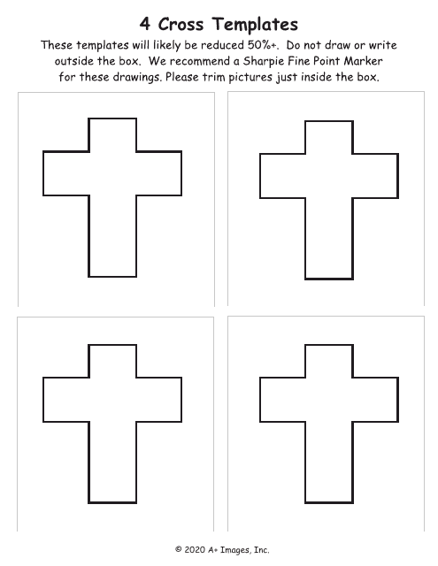 4 Cross Templates