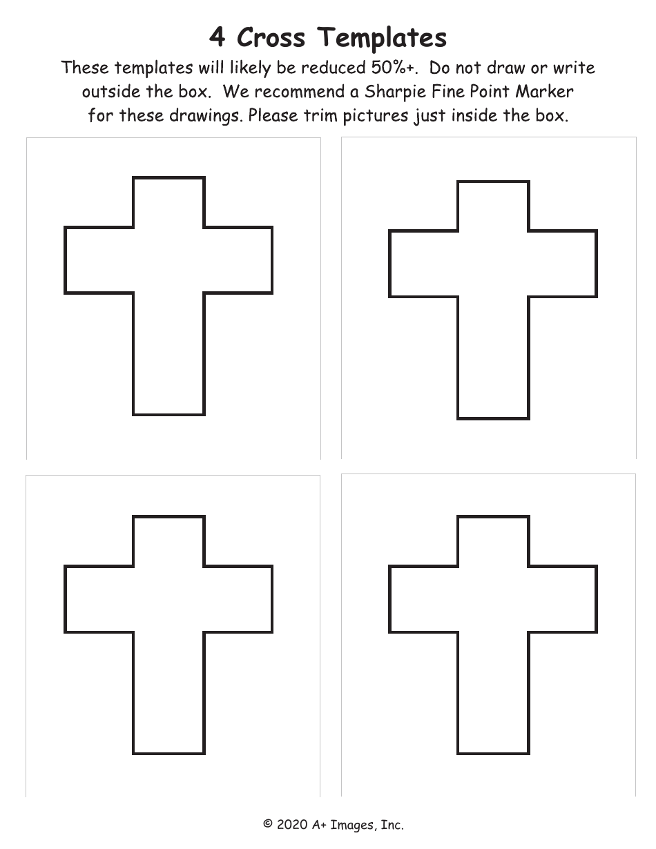4 Cross Templates, Page 1
