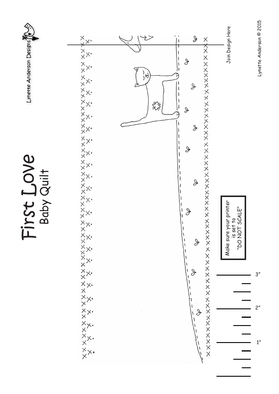 First Love Baby Quilt Pattern Templates, Page 5